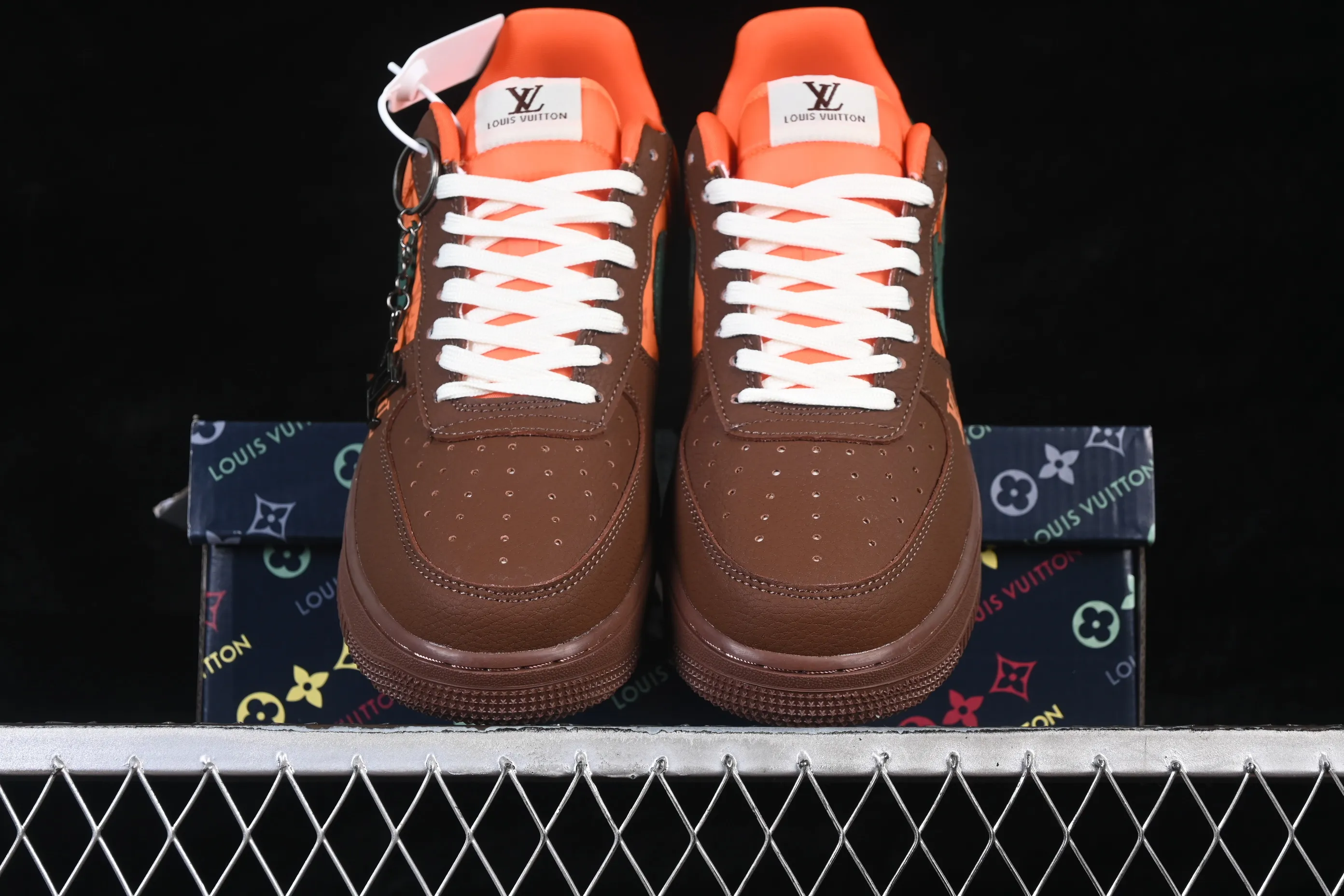All Categories Nk Air Force 1 Air Force Series Nk Air Force 1 Low Air Force Low Nike Air Force 1'07 Low Joint Orange Brown Elegant Green Air Force One Low Casual Shoes DF0188-126